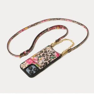 NEW! BANDOLIER Valentina Duet Phone Case with 2 Straps for iPhone 15 Pro NWOT